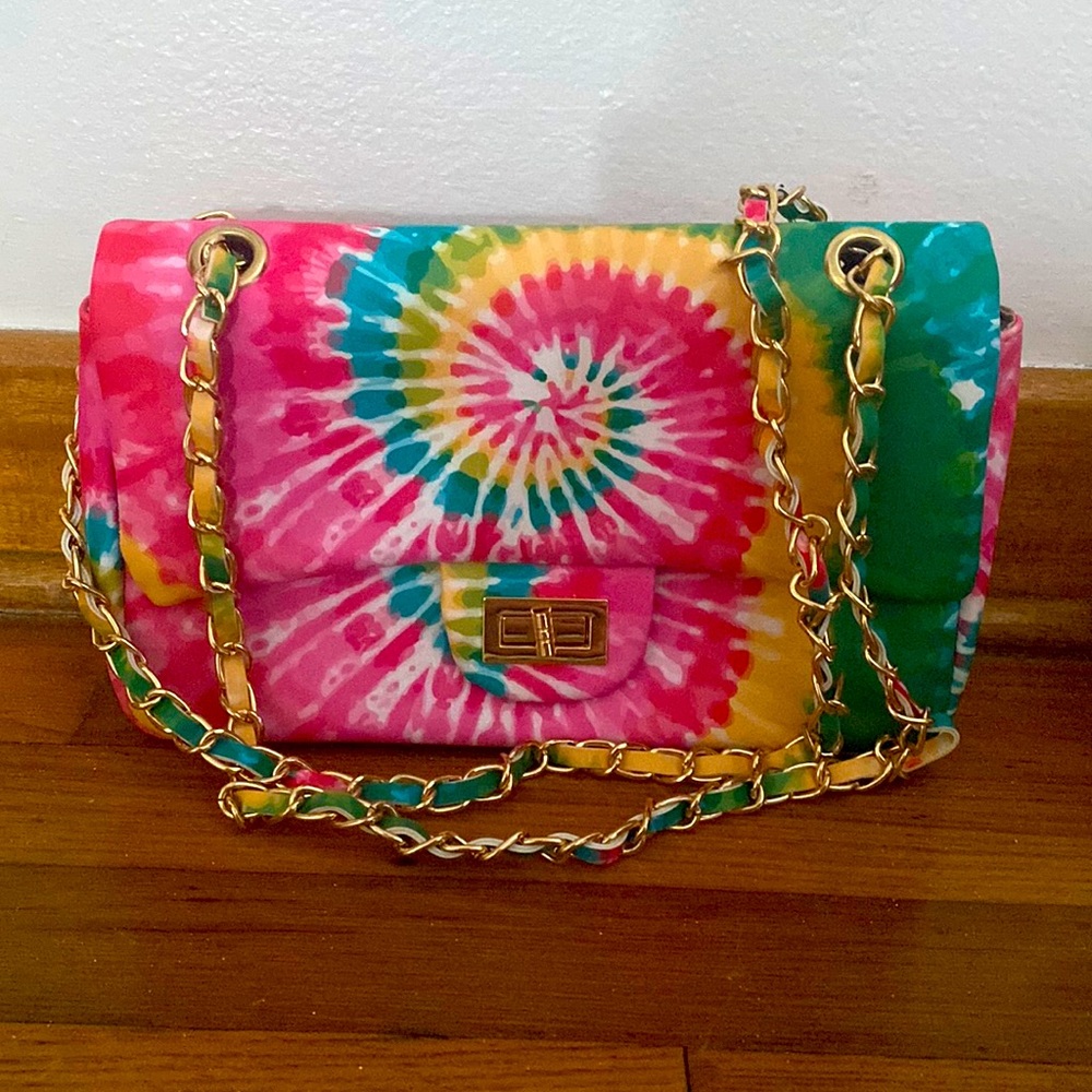 3AM FOREVER Tie dye shoulder purse